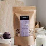 granola na płatkach jaglanych. Naturalnie bez glutenu. Z malinami i jagodami liofilizowanymi