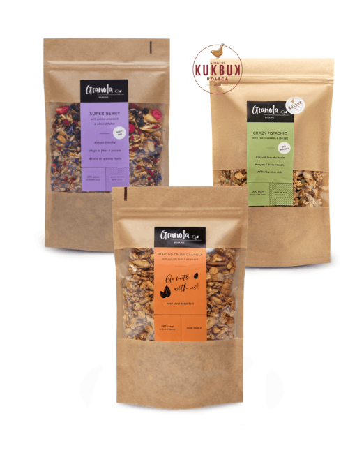 Zestaw Miesiąca wikk.me: Almond Crush, Crazy Pistachio z pistacją premium i Super Berry. Orzechy, super owoce i smak taniej w zestawie!