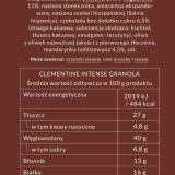 granola z ciemna czekoladą i liofilizowaną mandarynką
