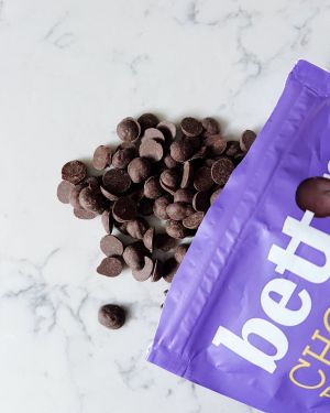 Bett’r Choco Drops 200 g – wegańskie czekoladowe dropsy bez dodatku cukru