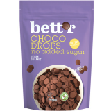 Bett’r Choco Drops 200 g – wegańskie czekoladowe dropsy bez dodatku cukru