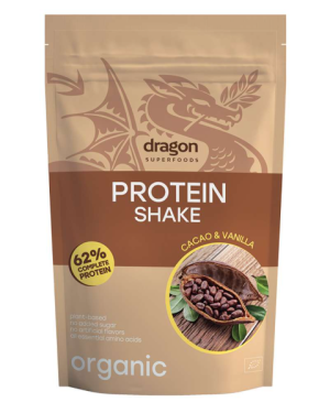 BIO Roślinny Shake Proteinowy Kakao & Wanilia – Dragon Superfoods