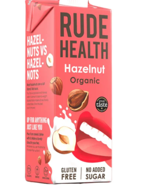 BIO Rude Health Hazelnut Drink – napój roślinny z orzecha laskowego