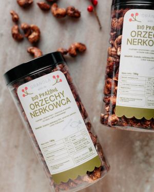 BIO karmelizowane orzechy nerkowca – w karmelu z cynamonem
