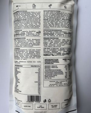 BIO wegańskie białko roślinne o smaku wanilii