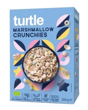 BIO Bezglutenowe Chrupki zbożowe z piankami marshmallow