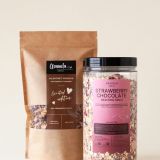 zestaw truskawkowe musli i granola walentynkowa