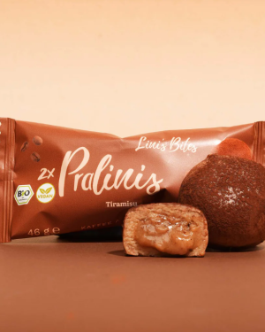 BIO pralinki o smaku tiramisu