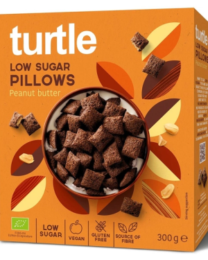 BIO bezglutenowe poduszeczki z kremem z orzechów ziemnych