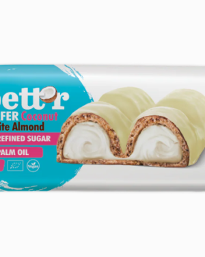 BIO chrupiący wafel wypełniony kremem kokosowo migdałowym