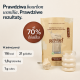 BIO wegańskie białko Bourbon Vanilla 600g