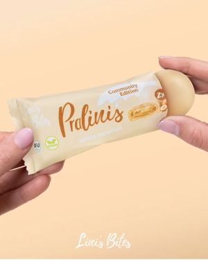 BIO Pralinki z kremem z orzechów laskowych i białą czekoladą